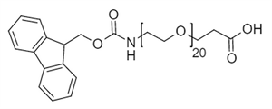 Picture of Fmoc-NH-PEG<sub>20</sub>-CH<sub>2</sub>CH<sub>2</sub>COOH