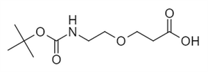 Picture of Boc-NH-PEG<sub>1</sub>-CH<sub>2</sub>CH<sub>2</sub>COOH