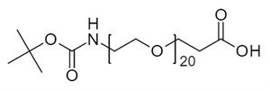Picture of Boc-NH-PEG<sub>20</sub>-CH<sub>2</sub>CH<sub>2</sub>COOH