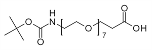 Picture of Boc-NH-PEG<sub>7</sub>-CH<sub>2</sub>CH<sub>2</sub>COOH