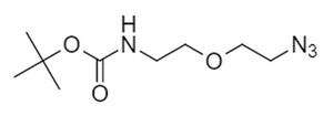 Picture of BocNH-PEG<sub>1</sub>-CH<sub>2</sub>CH<sub>2</sub>N<sub>3</sub>