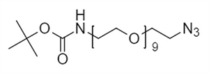 Picture of BocNH-PEG<sub>9</sub>-CH<sub>2</sub>CH<sub>2</sub>N<sub>3</sub>