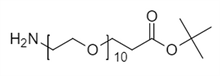 Picture of H<sub>2</sub>N-PEG<sub>10</sub>-CH<sub>2</sub>CH<sub>2</sub>COO<sup>t</sup>Bu