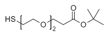 Picture of HS-PEG<sub>2</sub>-CH<sub>2</sub>CH<sub>2</sub>COOtBu