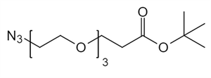 Picture of N<sub>3</sub>-PEG<sub>3</sub>- CH<sub>2</sub>CH<sub>2</sub>COO<sup>t</sup>Bu