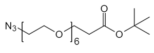Picture of N<sub>3</sub>-PEG<sub>6</sub>- CH<sub>2</sub>CH<sub>2</sub>COO<sup>t</sup>Bu