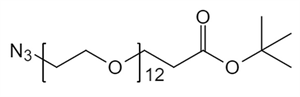 Picture of N<sub>3</sub>-PEG<sub>12</sub>- CH<sub>2</sub>CH<sub>2</sub>COO<sup>t</sup>Bu