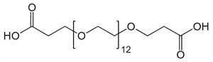 Picture of HOOCCH<sub>2</sub>CH<sub>2</sub>-PEG<sub>12</sub>-CH<sub>2</sub>CH<sub>2</sub>COOH