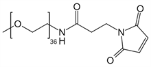 Picture of mPEG<sub>36</sub>-NH-Mal