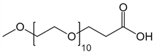 Picture of mPEG<sub>10</sub>-CH<sub>2</sub>CH<sub>2</sub>COOH