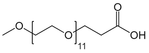 Picture of mPEG<sub>11</sub>-CH<sub>2</sub>CH<sub>2</sub>COOH