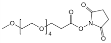 Picture of mPEG<sub>4</sub>-CH<sub>2</sub>CH<sub>2</sub>COONHS Ester