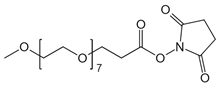 Picture of mPEG<sub>7</sub>-CH<sub>2</sub>CH<sub>2</sub>COONHS Ester