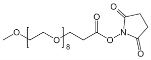 Picture of mPEG<sub>8</sub>-CH<sub>2</sub>CH<sub>2</sub>COONHS Ester