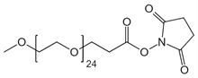 Picture of mPEG<sub>24</sub>-CH<sub>2</sub>CH<sub>2</sub>COONHS Ester