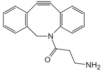 Picture of DBCO-(CH<sub>2</sub>)<sub>2</sub>-NH<sub>2</sub><sup>.</sup>TFA