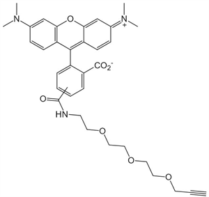 Picture of 5(6)-TAMRA PEG3 alkyne